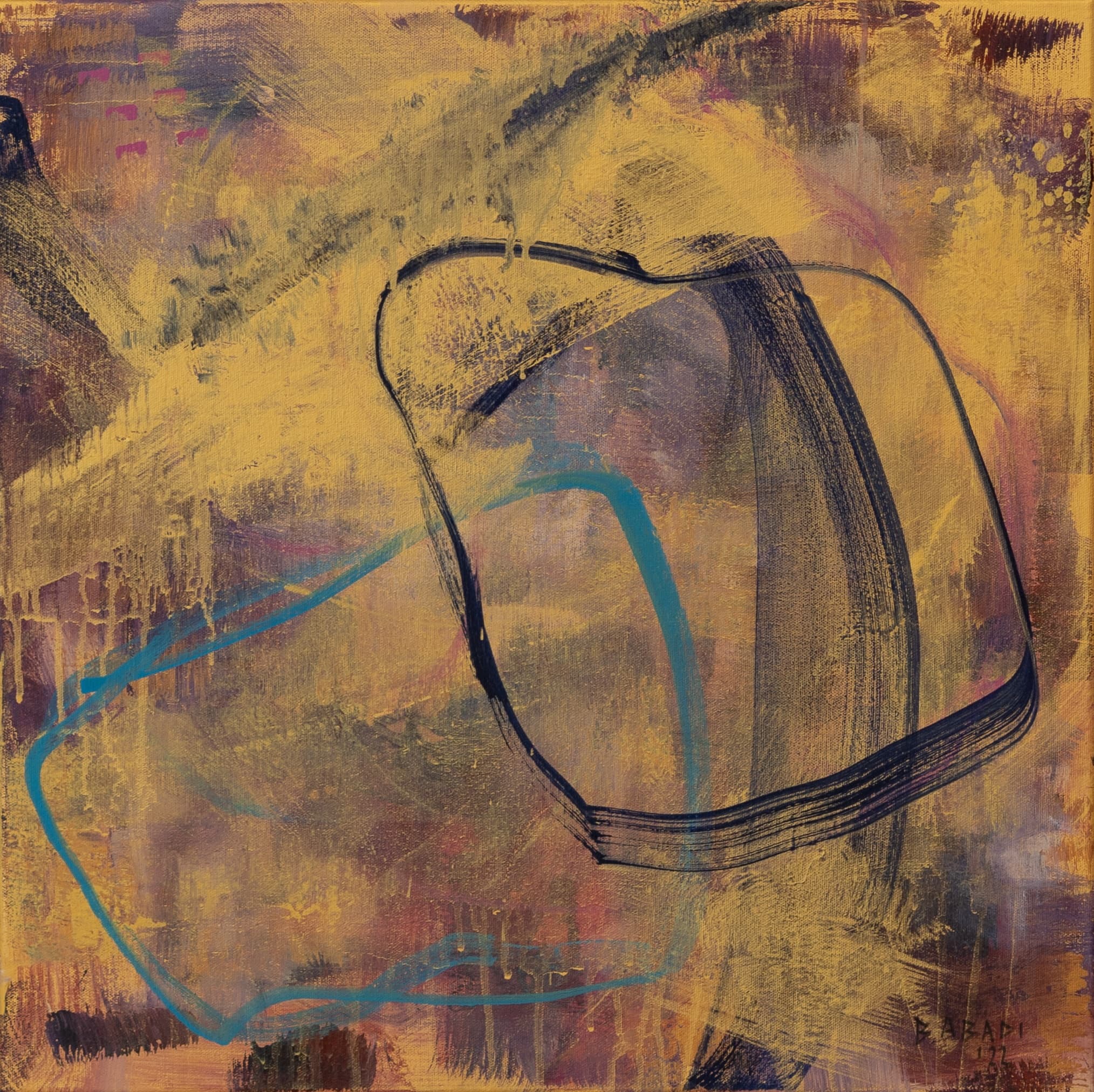 Gold Rush, painting by Bernice Abadi