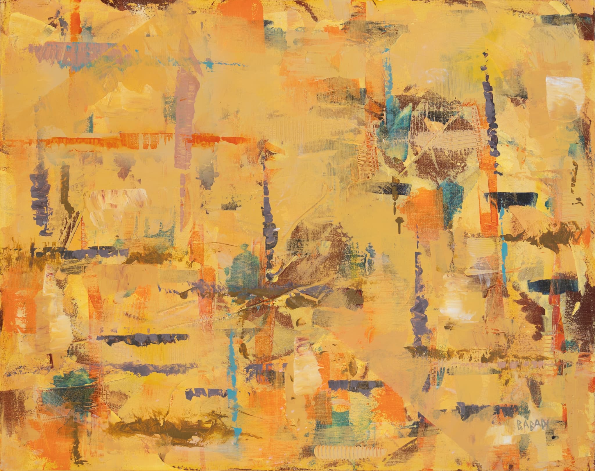 Lindo Paisaje, painting by Bernice Abadi